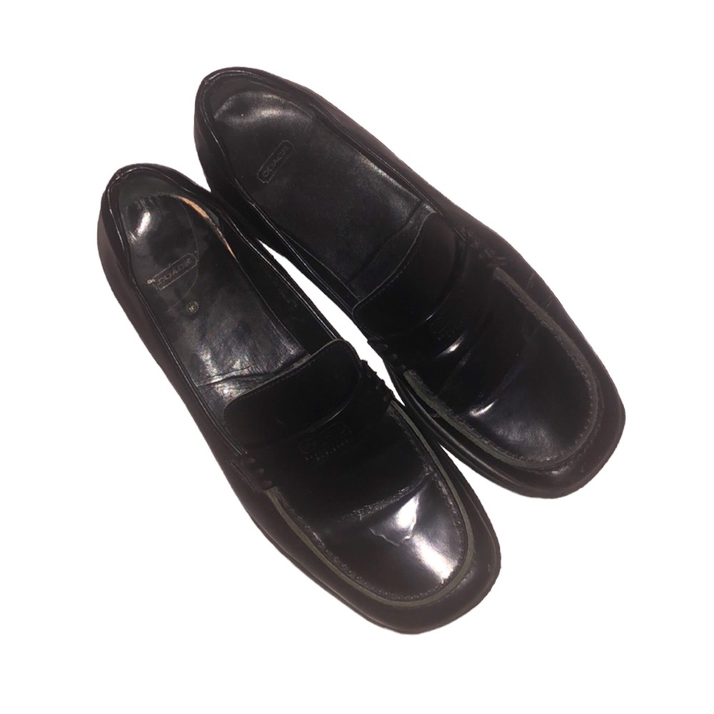 Coach Classic Leather Penny Loafers